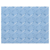 shiny blue diamond plate textured