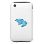 Shiny blue koala iPhone 3 tough cases