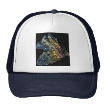 Shiny crystals of Native bismuth Mesh Hat