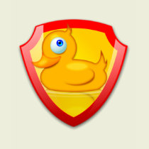 Shiny Defender Duck t-shirts