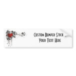 Shiny Heart, Leaves & Flowers - Original bumper stickers