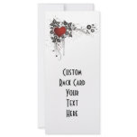 Shiny Heart, Leaves & Flowers - Original rack cards