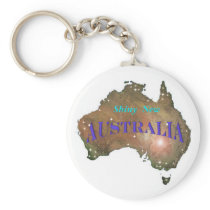 Shiny New Australia Keychain