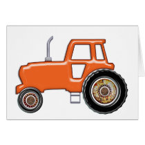 Shiny Orange Tractor