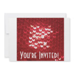 Shiny Red Sequins Custom Announcement
