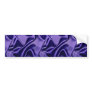 Shiny Satin cloth in blue Bumper Sticker