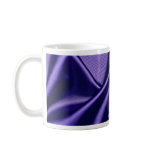Shiny Satin cloth in blue Mug