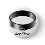 Shiny Sex Slave Collar buttons