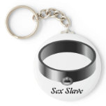 Shiny Sex Slave Collar keychains