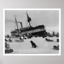 Ship Arrival Nome, Alaska 1914 Posters