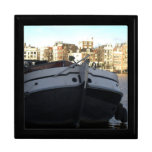 Ship on the Amstel River, Amsterdam Trinket Boxes