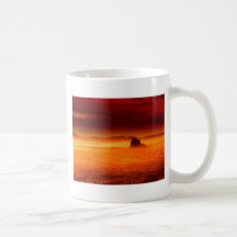 Shiprock on Fire Coffee Mugs