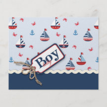Ships Ahoy! Advice Card Personalized Flyer