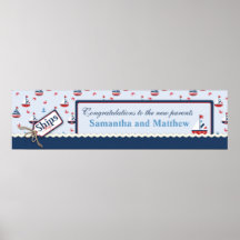 Ships Ahoy! Banner 2 Print