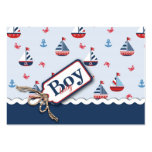 Ships Ahoy! Reminder Notecard Business Card Template