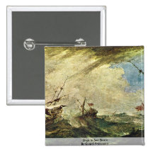 Ships In Sea Storm By Guardi Francesco Pin