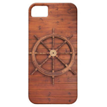 Ship's Wheel Wooden Design iPhone 5 Case Cover