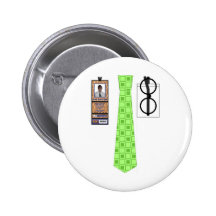 Shirt015 - Squares01 copy Pinback Button