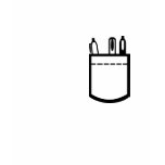 Shirt pocket pens