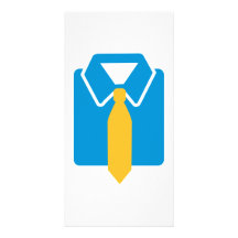 Shirt tie suit picture card