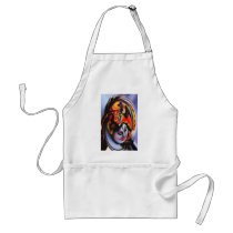 SHIVA ABSTRACT APRON