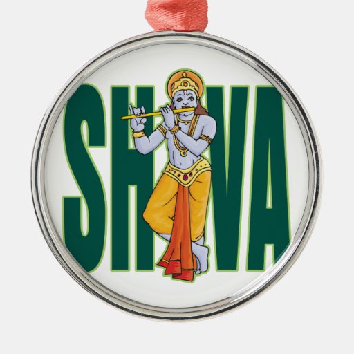 shiva playing flute christmas tree ornament zazzle shiva playing flute christmas tree ornament zazzle