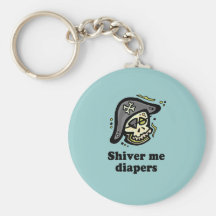 Shiver me diapers baby t-shirt keychain