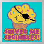 Shiver Me Sprinkles Pirate Cupcake posters