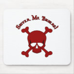 Shiver Me Timbers - Skull and Crossbones Mousemats