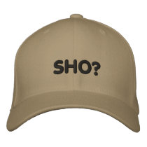 SHO? EMBROIDERED BASEBALL CAP