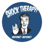 Shock Therapy - Anyone? stickers