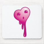 Shocked heart mouse mat