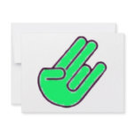 Shocker Hand Symbol invitations