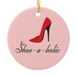 Shoe-a-holic Fashionista Ornament