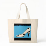 Shoe design tote bag