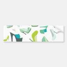 Shoe Monster for Life Bumper Stickers