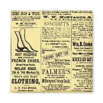 Shoe Newspaper Advertisement
