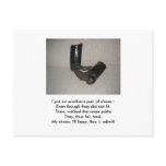 SHOE POSTCARD