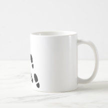 Shoe tracks - Footprint Coffee Mug