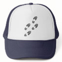 Shoe tracks - Footprint hats