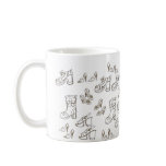 Shoes and retro boots mugs