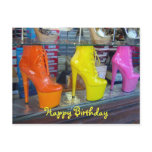 Shoes Happy Birthday postcards