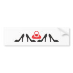 Shoes Line Up bumper stickers