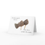 Shoes maketh the woman cards