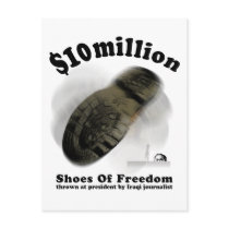 SHOES OF FREEDOM Postcard