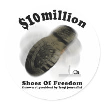 SHOES OF FREEDOM Sticker