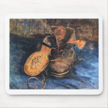 Shoes - Vincent Van Gogh Mouse Pads