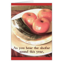 Shofar and Apples Card