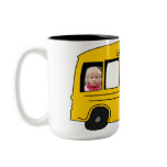 Shool Days School Bus Photo mugs