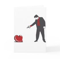 Shoot Down Love Greeting Cards